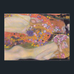 Gustav Klimt - Wasserläufe II Dankeskarte<br><div class="desc">Wasserschlangen II - Gustav Klimt,  Öl auf Leinwand,  1904-1907</div>