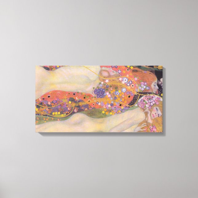 Gustav Klimt Wasserläufe II Leinwanddruck (Vorderseite)