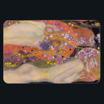 Gustav Klimt - Wasserläufe II Magnet<br><div class="desc">Wasserschlangen II - Gustav Klimt,  Öl auf Leinwand,  1904-1907</div>