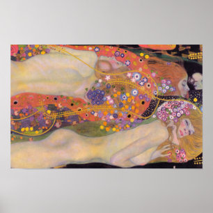 Gustav Klimt - Wasserläufe II Poster