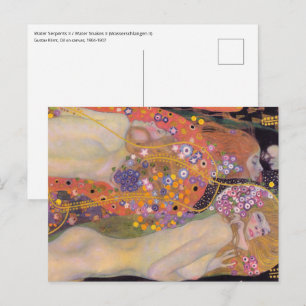 Gustav Klimt - Wasserläufe II Postkarte