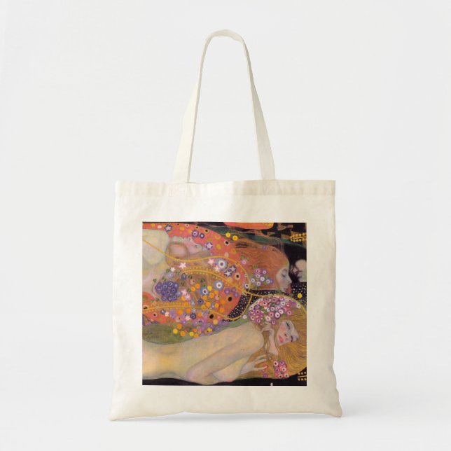 Gustav Klimt - Wasserläufe II Tragetasche (Vorne)