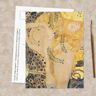 Gustav Klimt - Wasserschlangen I Postkarte