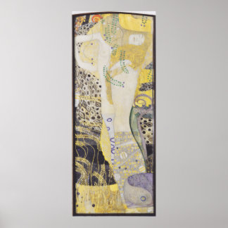 Gustav Klimt - Wasserschlangen Poster