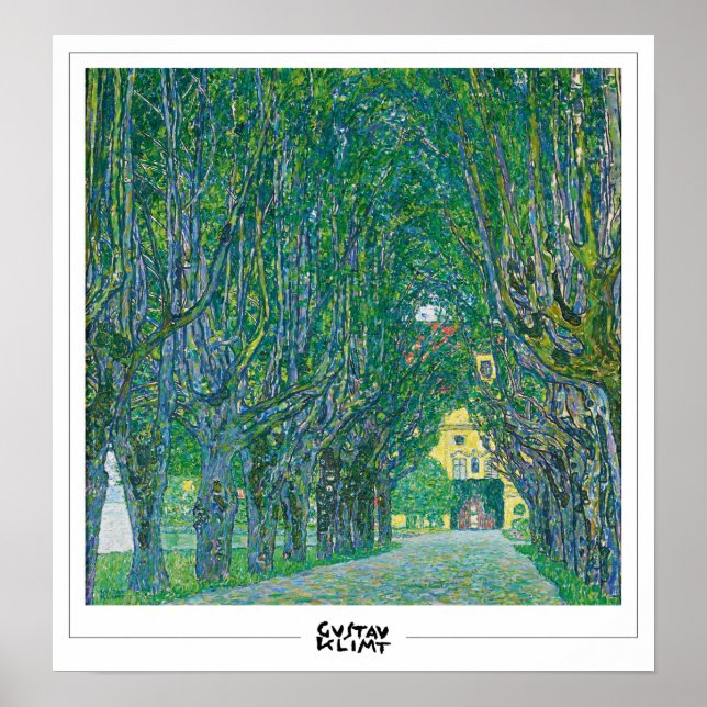 Gustav Klimt Zedign Art Poster #13 (Vorne)