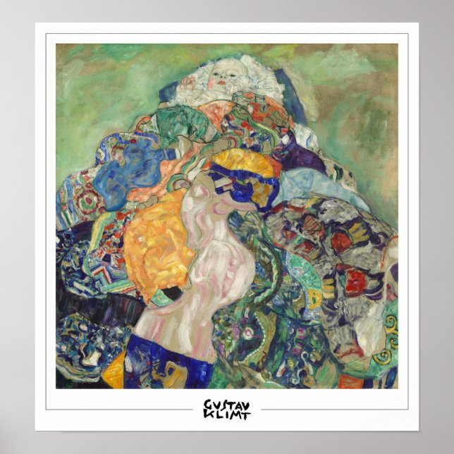 Gustav Klimt Zedign Art Poster #2 (Vorne)