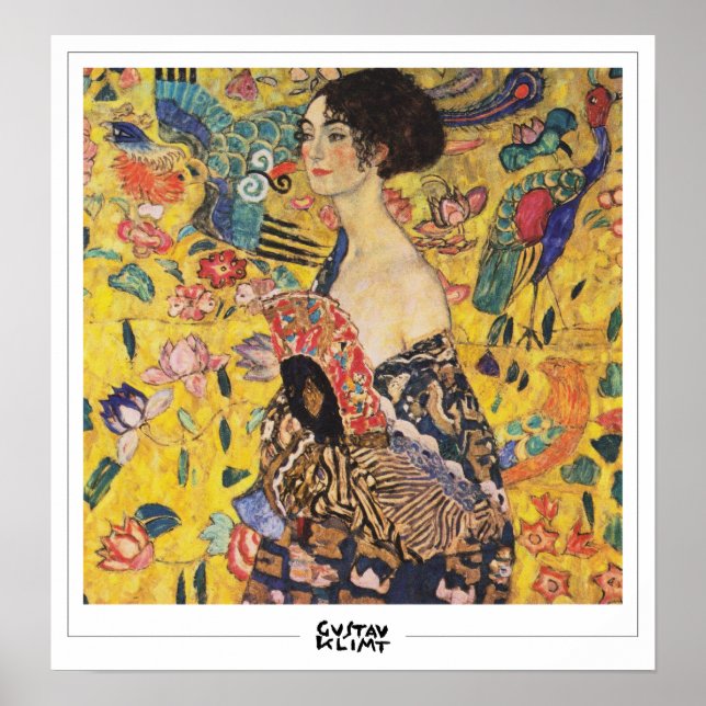Gustav Klimt Zedign Art Poster #22 (Vorne)