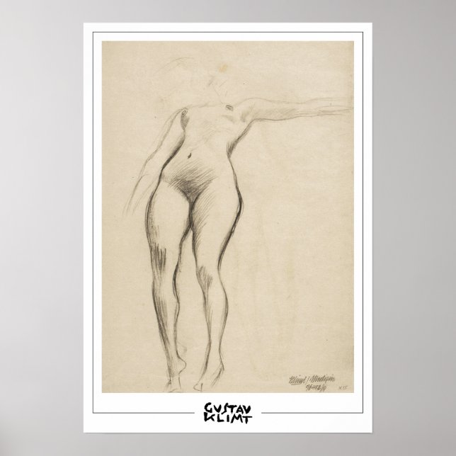 Gustav Klimt Zedign Art Poster #263 (Vorne)