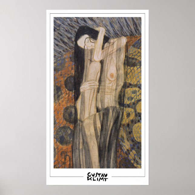 Gustav Klimt Zedign Art Poster #491 (Vorne)