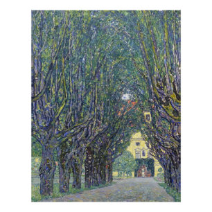 Gustav Klimts Allee bei Schloss Kammer Gemälde. Fotodruck