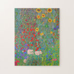 Gustav Klimts Bauerngarten mit Sonnenblumen<br><div class="desc">Gustav Klimts Bauerngarten mit dem Puzzle Sonnenblumen.</div>