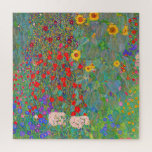 Gustav Klimts Bauerngarten mit Sonnenblumen<br><div class="desc">Gustav Klimts Bauerngarten mit dem Puzzle Sonnenblumen.</div>