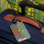 Gustav Klimts Bauerngarten mit Sonnenblumen Gepäckanhänger<br><div class="desc">Gustav Klimts Bauerngarten mit Sonnenblumen Gepäckmarke .</div>