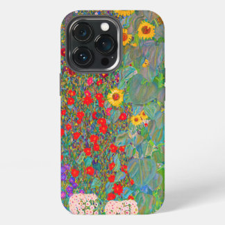 Gustav Klimts Bauerngarten mit Sonnenblumen iPhone 13 Pro Hülle