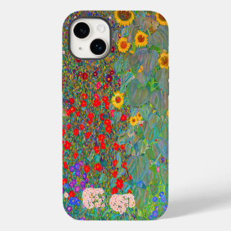 Gustav Klimts Bauerngarten mit Sonnenblumen iPhone 14 Plus Hülle