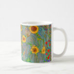 Gustav Klimts Bauerngarten mit Sonnenblumen Kaffeetasse<br><div class="desc">Gustav Klimts Bauerngarten mit Sonnenblumen Coffee Tasse.</div>