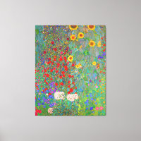 Gustav Klimts Bauerngarten mit Sonnenblumen