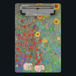 Gustav Klimts Bauerngarten mit Sonnenblumen Mini Klemmbrett<br><div class="desc">Gustav Klimts Bauerngarten mit Sonnenblumen Mini-Zwischenablage.</div>