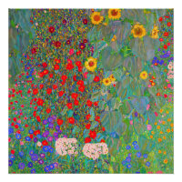 Gustav Klimts Bauerngarten mit Sonnenblumen