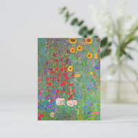 Gustav Klimts Bauerngarten mit Sonnenblumen