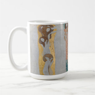 Gustav Klimts "Beethoven Frieze" Symbolismus Kaffeetasse
