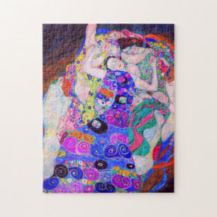 Gustav Klimts berühmtes Gemälde Die Jungfrau (1913