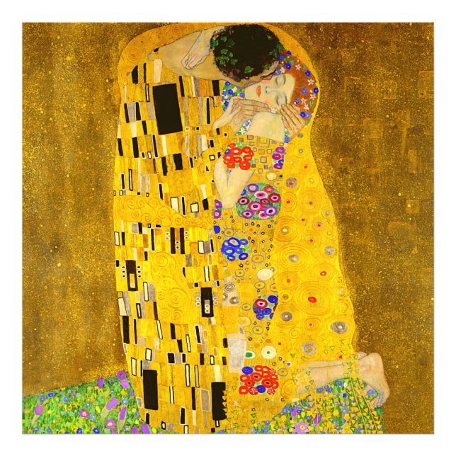 Gustav Klimts berühmtes Kissenbild. Fotodruck (Vorne)