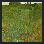 Gustav Klimts berühmtes Mohnfeld (1907). Poster<br><div class="desc">Gustav Klimts berühmtes Mohnfeld (1907). Poster</div>