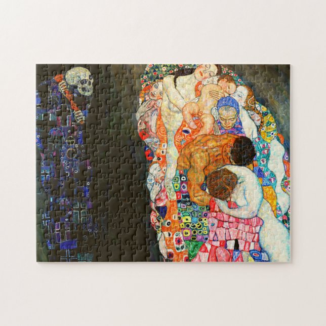 Gustav Klimts Bild von Tod und Leben. (Horizontal)