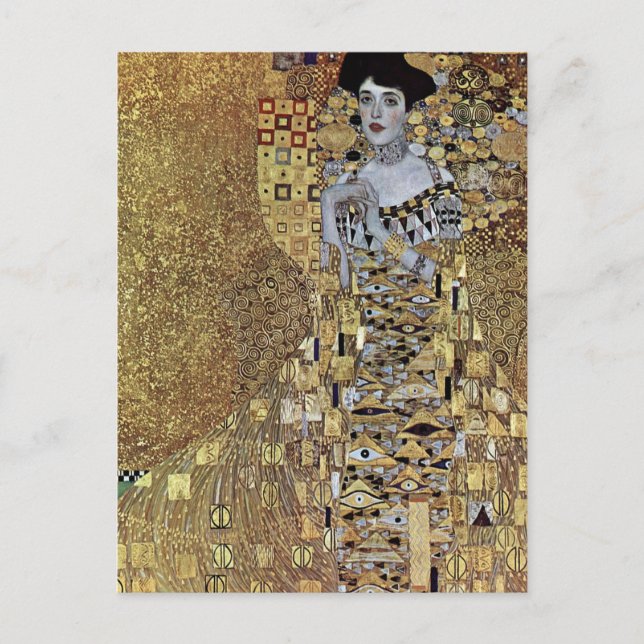 Gustav Klimts Dame in Gold, Adele Bloch-Bauer Postkarte (Vorderseite)