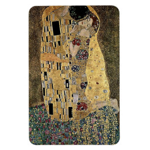Gustav Klimts Der Kuss (ca. 1908) Magnet