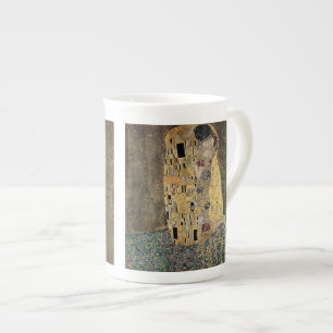 Gustav Klimts Der Kuss (ca. 1908) Prozellantasse
