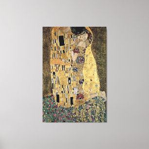 Gustav Klimts Der Kuss (circa 1908) Leinwanddruck