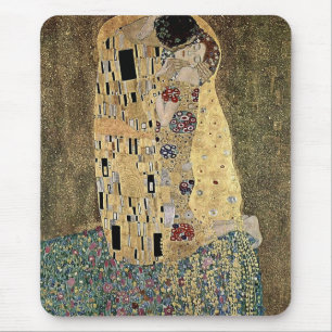 Gustav Klimts Der Kuss (circa 1908) Mousepad