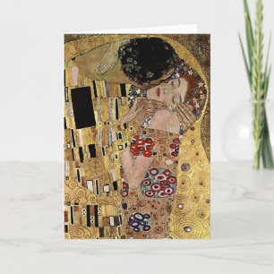 Gustav Klimts Der Kuss Detail (circa 1908) Karte