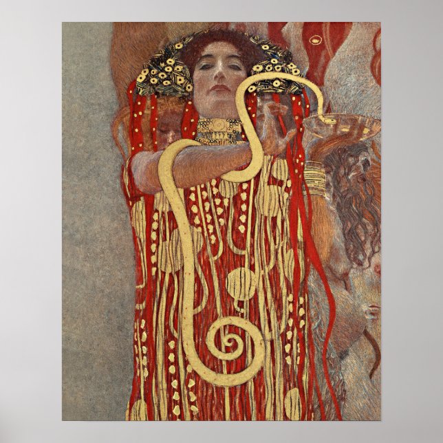 Gustav Klimts Hygieia Poster (Vorne)