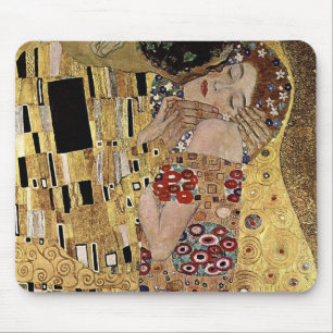 Gustav Klimts Kissendetails (ca. 1908) Mousepad