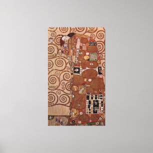 Gustav Klimts Malerei: The Embrace (ca. 1909) Leinwanddruck