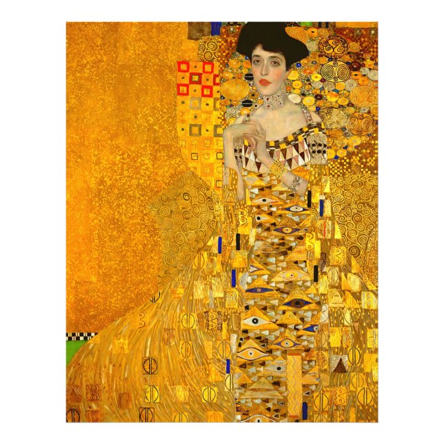 Gustav Klimts Portrait von Adele Bloch-Bauer I Fotodruck (Vorne)
