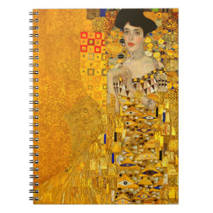 Gustav Klimts Portrait von Adele Bloch-Bauer I Notizblock