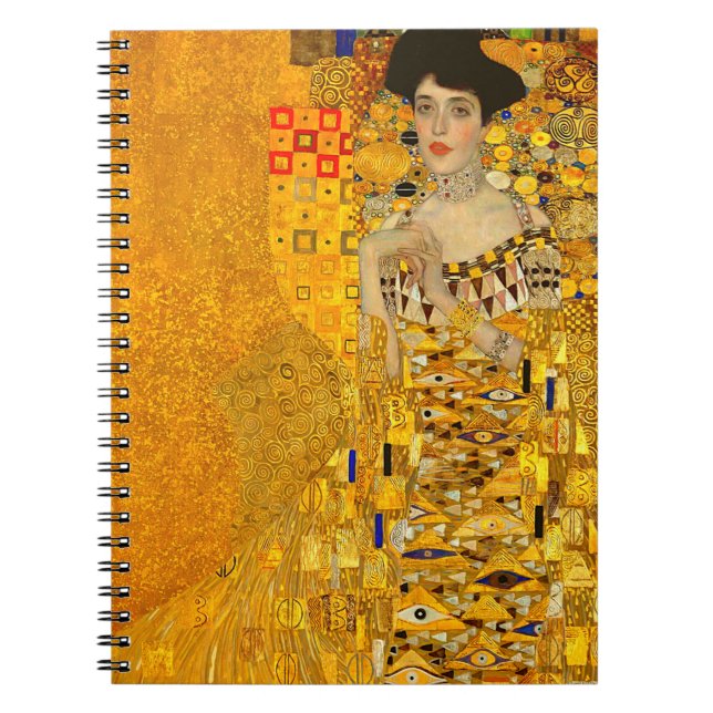Gustav Klimts Portrait von Adele Bloch-Bauer I Notizblock (Vorderseite)