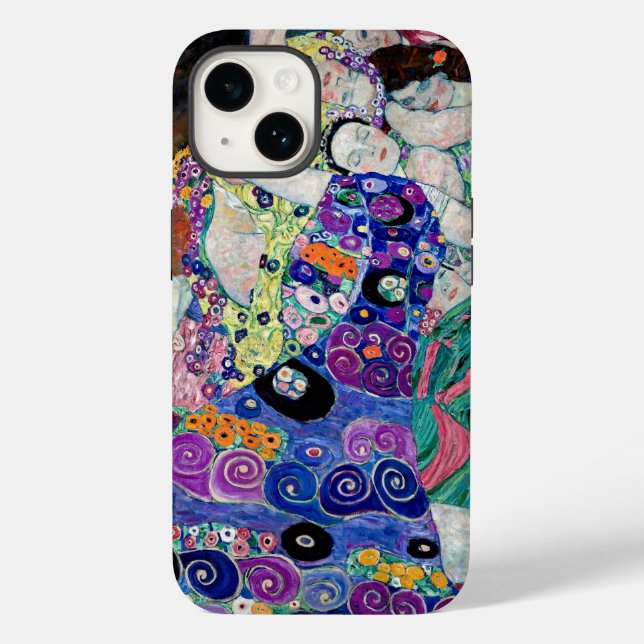 Gustav Klimts Rätsel: Die Jungfrau Case-Mate iPhone 14 Hülle (Rückseite)
