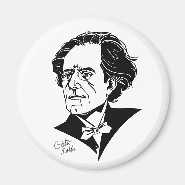 Gustav Mahler Magnet (Vorne)