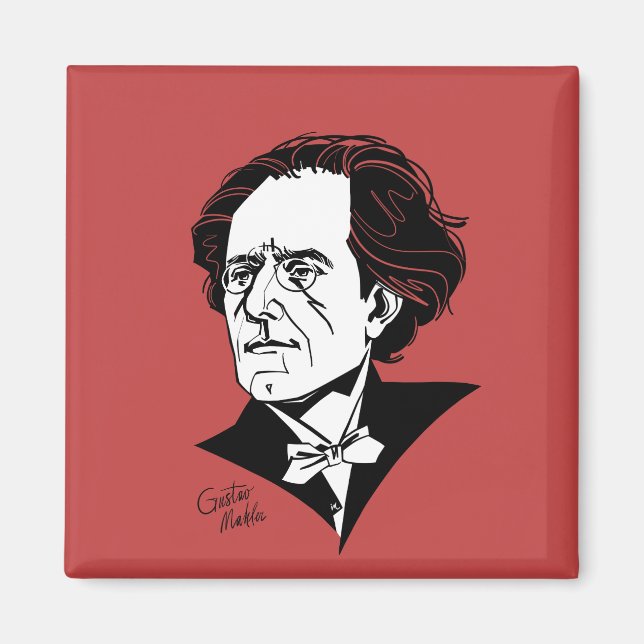 Gustav Mahler Magnet (Vorne)