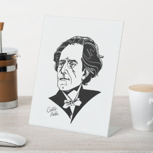 Gustav Mahler Sockelschild
