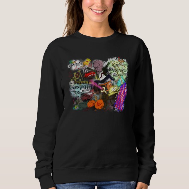 Gustav Mahler stellt Karikatur her Sweatshirt (Vorderseite)