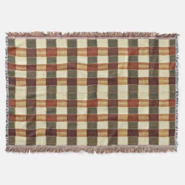 Gustav Stickley Gewebt Decke (Vorderseite)