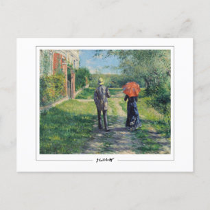 Gustave Caillebotte #14 - Fine Art Postcard Postkarte