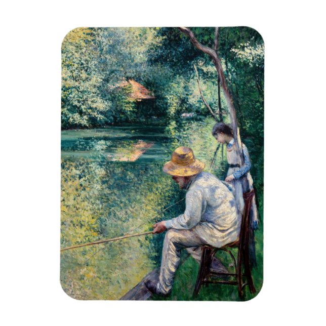 Gustave Caillebotte - Angling Magnet (Vertikal)