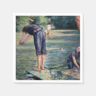 Gustave Caillebotte - Bathers, Bank of the Yerres Serviette